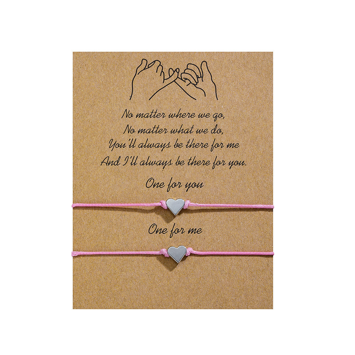 Fashionable And Minimalist Alloy Double-heart Bracelet f9afb12807b949943d8195823b199586