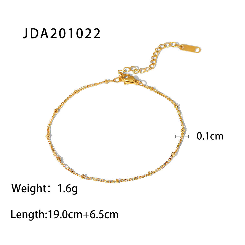 Fashion Stainless Steel Anklets Ornament 72b13a1f78455ae8f481d53028c2a6c4