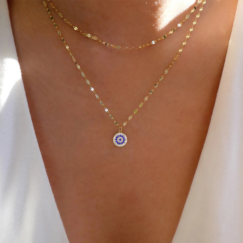 Waterdrop Pendant Vintage Womens Clavicle Chain bf2e5e706aca4a03b2998c7aaacb91e0