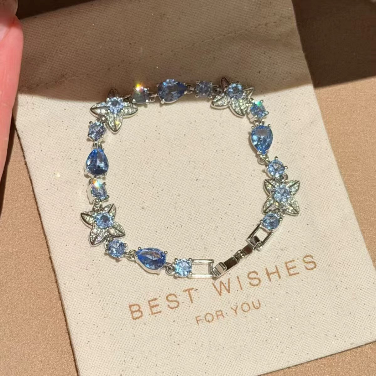 Exquisite Bracelet Inlaid With Colorful Gemstones 33ee5e8951dcc54cb86a1f5d88a6e560