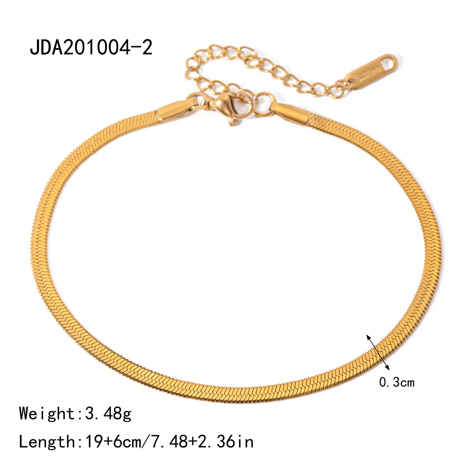 Fashion Stainless Steel Anklets Ornament 8cf1af87139f40a1e2bfba6cb2a6128f