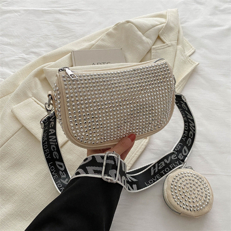 Rhinestone Shoulder Bag With Small Purse Fashion Party Underarm Crossbody Bag For Women Luxury Designer Bags 527c9521728a9ada4e7e696b9351bddf