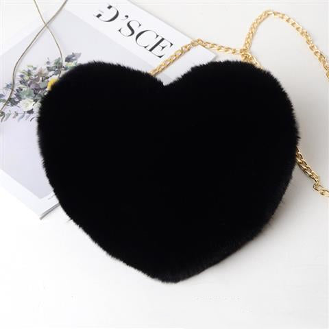 Love Bags For Women Plush Chain Shoulder Bags Valentine's Day Party Bag c59340a25fe5933cf2045421e4091419
