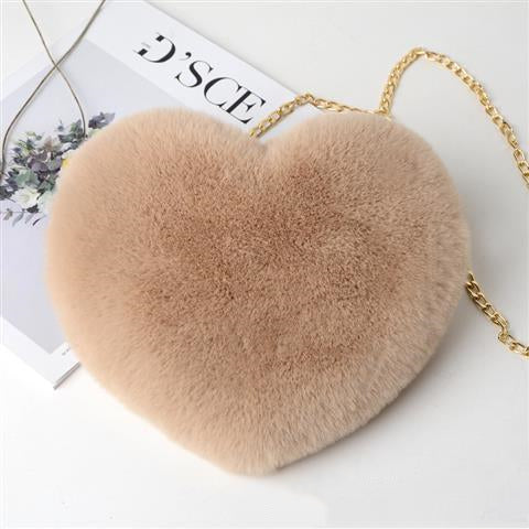 Love Bags For Women Plush Chain Shoulder Bags Valentine's Day Party Bag 63a532dc8730c37d811cc04556c4df24