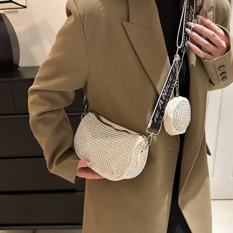 Rhinestone Shoulder Bag With Small Purse Fashion Party Underarm Crossbody Bag For Women Luxury Designer Bags f945ecbb3d1700b55f5a4b9aebcbd797