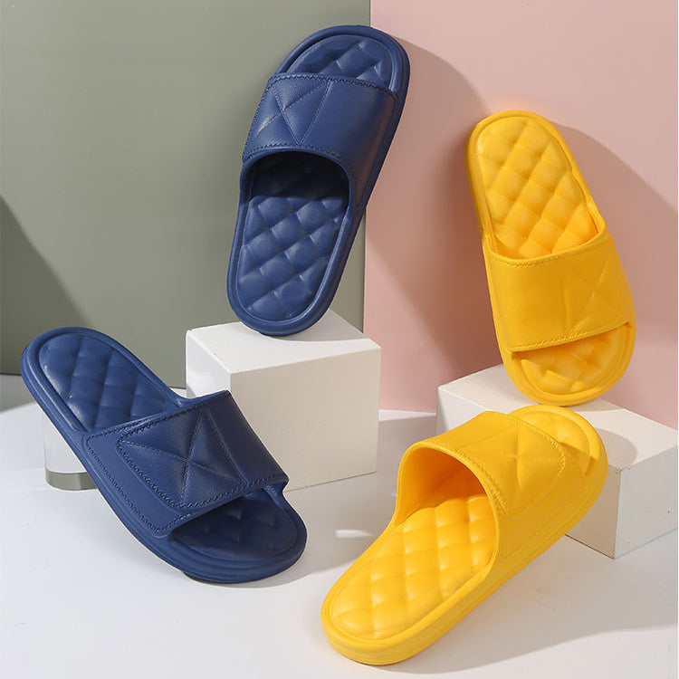 Summer Slippers Plaid Design Bathroom Slippers For Women Shoes 2bd40a2af232545bfeaf0828f3ddc469
