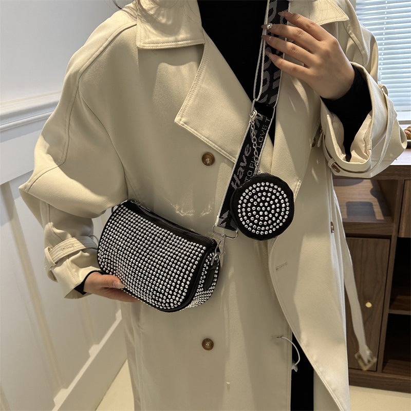 Rhinestone Shoulder Bag With Small Purse Fashion Party Underarm Crossbody Bag For Women Luxury Designer Bags d4f9e57c4d1b03ac3fee07014cef8beb
