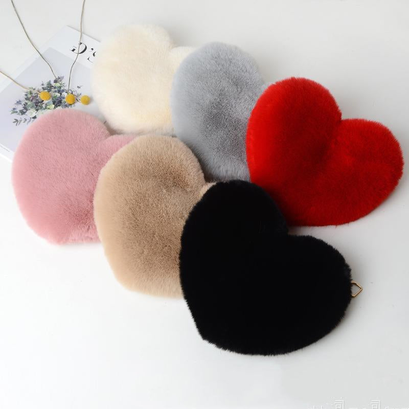 Love Bags For Women Plush Chain Shoulder Bags Valentine's Day Party Bag f8e4c050e53a2c8c7db3039a226d0086