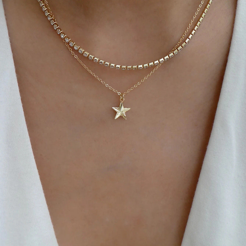 Waterdrop Pendant Vintage Womens Clavicle Chain d070903b7d44424a4afeab79a868bfef