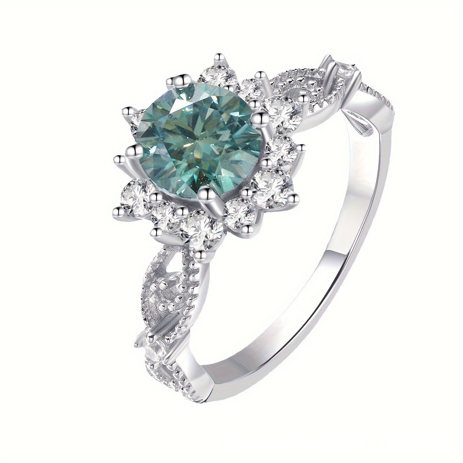 Womens Copper Ring With Round Zircon Inlay 51ca0006d8bc236f82ef1a9869bbb35