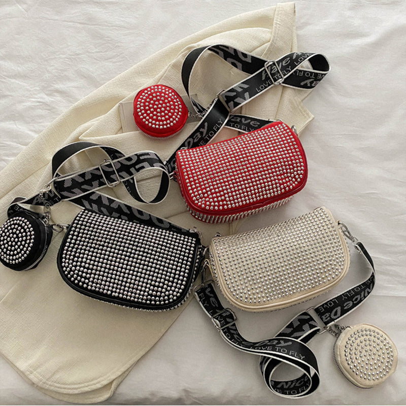 Rhinestone Shoulder Bag With Small Purse Fashion Party Underarm Crossbody Bag For Women Luxury Designer Bags 58dbb813cada46f7a245bf2be79833ec