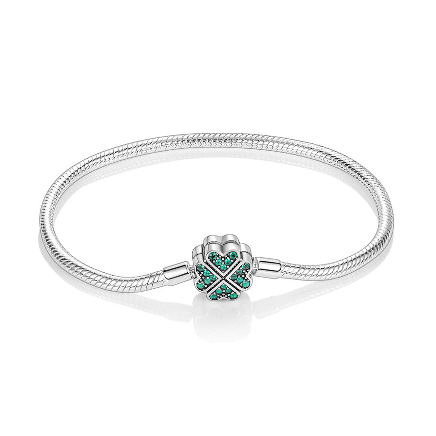 925-Silver-Plated Woven Heart Basic Bracelet Fashionable And Minimalist b4afbdeb55829e76a33f5f412fee228e