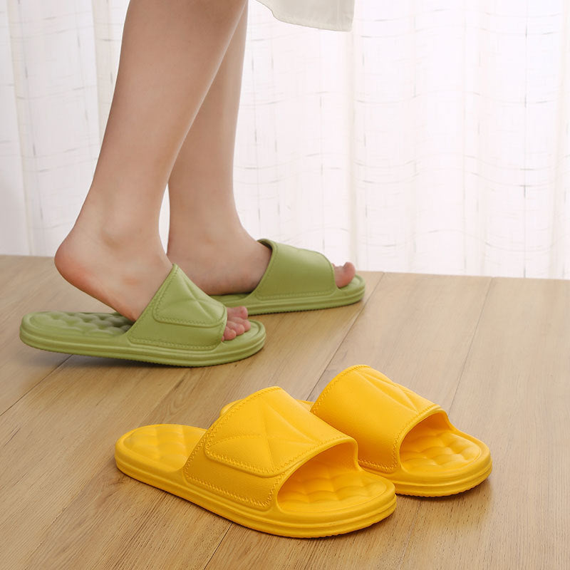 Summer Slippers Plaid Design Bathroom Slippers For Women Shoes efca946383a3ef634b0ecf2db93461cb