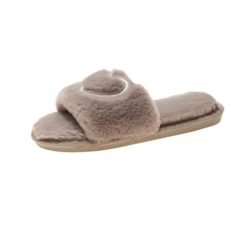 Plush slippers for women a03d04e1d266917401c34d64b34fb282