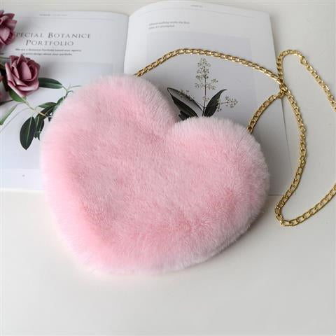 Love Bags For Women Plush Chain Shoulder Bags Valentine's Day Party Bag 739f033fb969a4121d11ca8d72b8aeed
