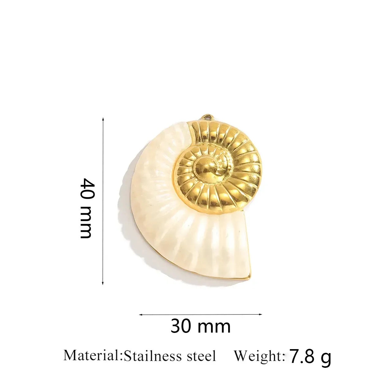 Stainless Steel Ocean-inspired Pendant Necklace b26030c01551ac66bd0ed8e5e9d5dfb4