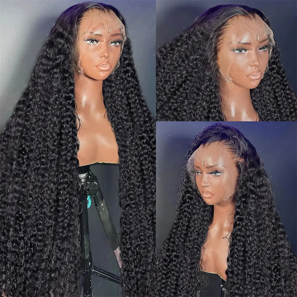 40 50 Inch Deep Wave Frontal Wig 13x4 13x6 360 HD Lace Frontal Wigs 300 Density Water Curly Human Hair Lace Front Wigs For Women 40 50 Inch Deep Wave Frontal Wig 13x4 13x6 360 HD Lace Frontal Wigs 300 Density Water Curly Human Hair Lace Front Wigs For Women