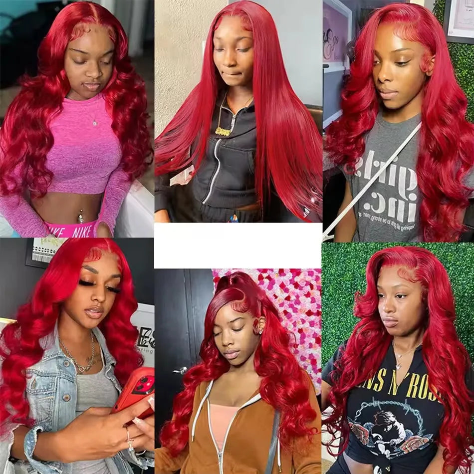 38 40 Inch Hot Red 13x6 Hd Lace Frontal Wigs Human Hair Wig Brazilian Red Colored Body Wave 13x4 Lace Front Wig For Black Women 38 40 Inch Hot Red 13x6 Hd Lace Frontal Wigs Human Hair Wig Brazilian Red Colored Body Wave 13x4 Lace Front Wig For Black Women