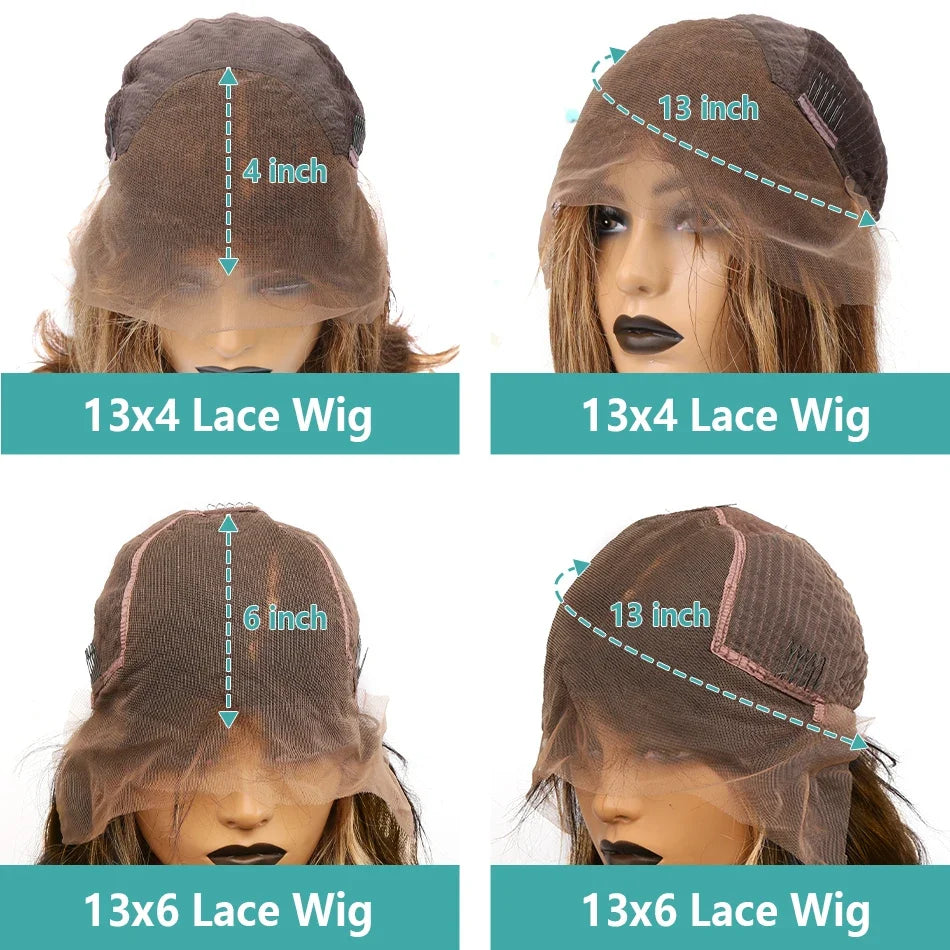 13x4 13x6 Hd Highlight Body Wave Lace Front Wig For Women Remy P4/27 Ombre Human Hair Lace Frontal Human Hair Wigs Choice Glue 13x4 13x6 Hd Highlight Body Wave Lace Front Wig For Women Remy P4/27 Ombre Human Hair Lace Frontal Human Hair Wigs Choice Glue