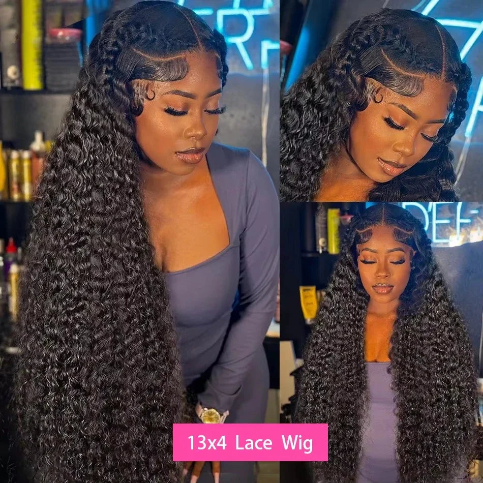 Curly Glueless Wigs Human Hair Ready To Wear 13x6 Deep Wave Hd Lace Front Human Hair Wig Transparent Curly Water Wave Lace Wigs Curly Glueless Wigs Human Hair Ready To Wear 13x6 Deep Wave Hd Lace Front Human Hair Wig Transparent Curly Water Wave Lace Wigs