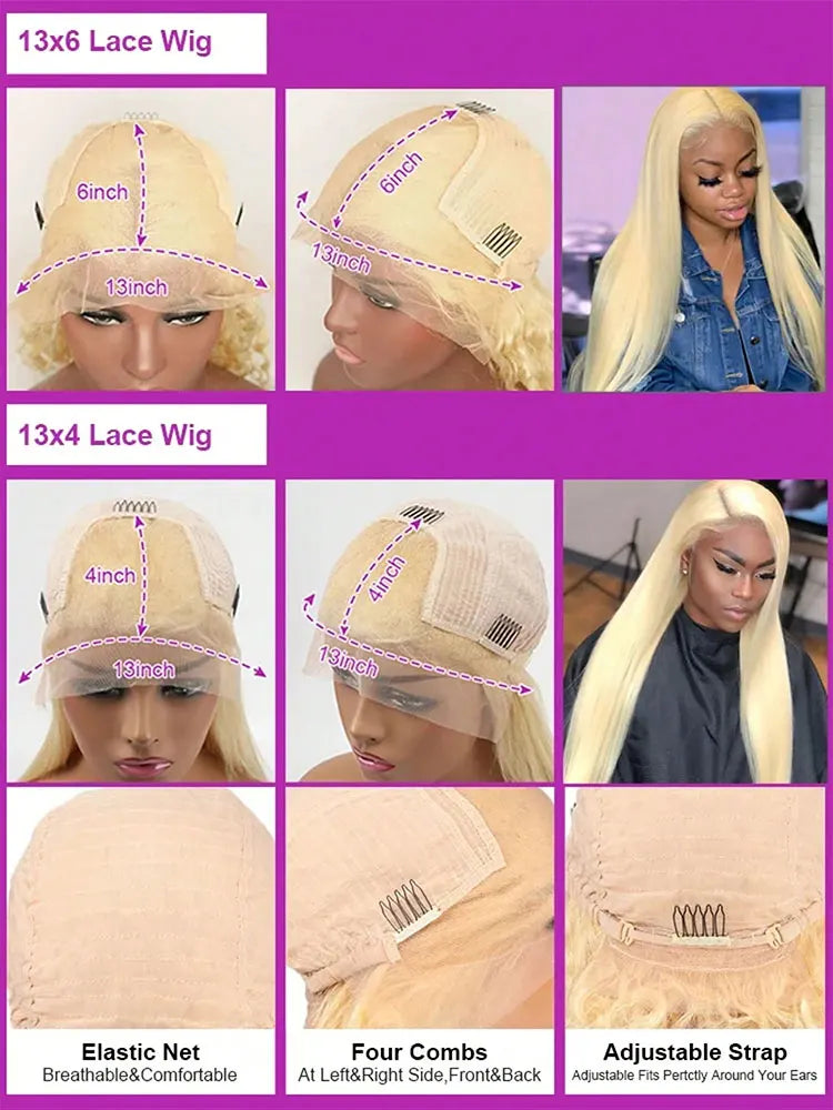Blonde Wig Straight 613 Hd Lace Frontal Wig 13X6 13X4 Transparent Brazilian Straight Lace Front Wigs 30 34 Inch Human Hair Blonde Wig Straight 613 Hd Lace Frontal Wig 13X6 13X4 Transparent Brazilian Straight Lace Front Wigs 30 34 Inch Human Hair