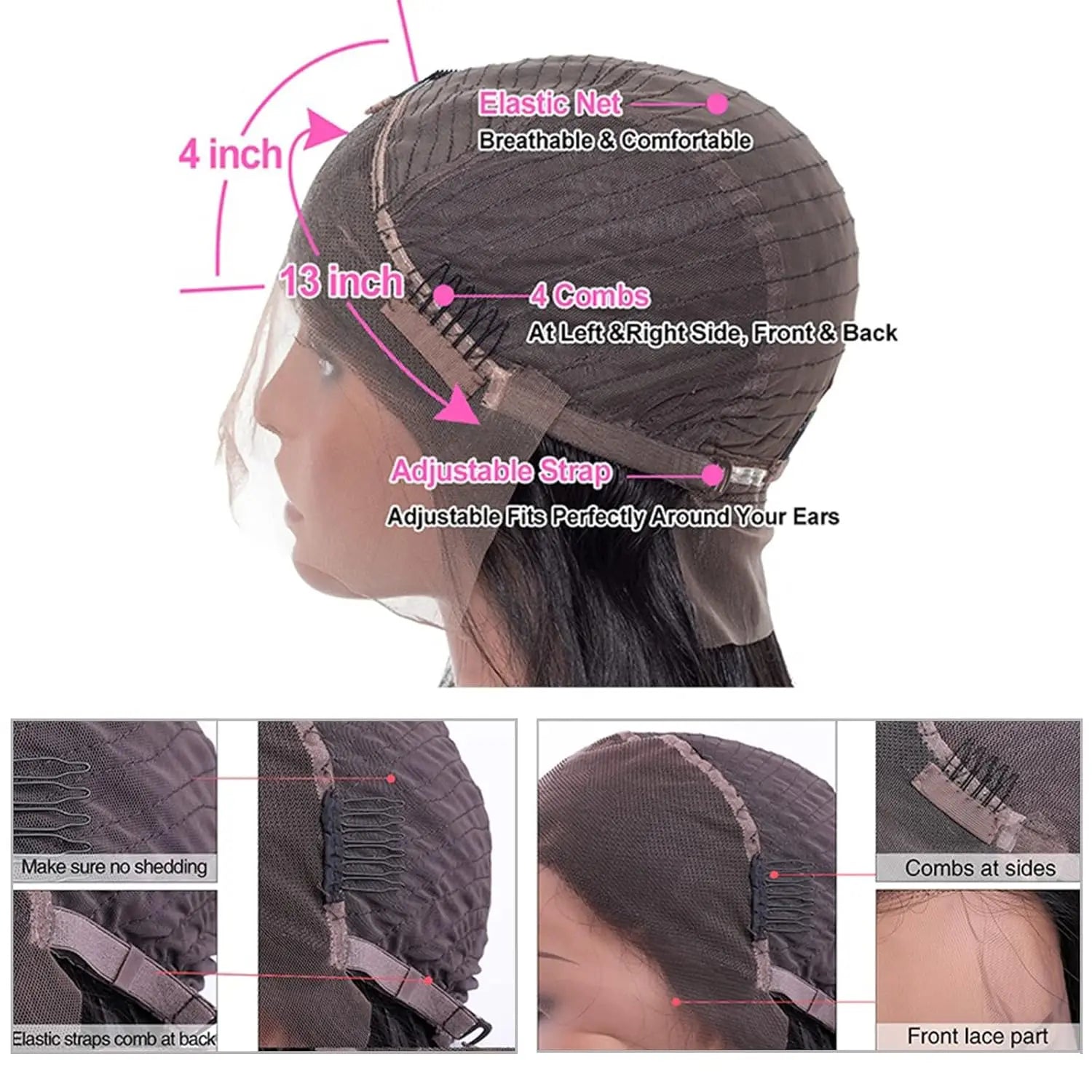 200% Density 42 Inch HD Lace Front Human Hair Wigs Straight 13x4 Transparent Lace Frontal Human Hair Wigs Pre Plucke For Women 200% Density 42 Inch HD Lace Front Human Hair Wigs Straight 13x4 Transparent Lace Frontal Human Hair Wigs Pre Plucke For Women