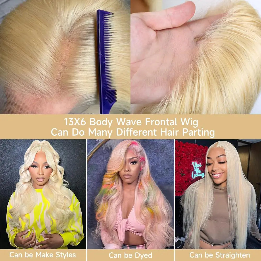 613 Body Wave Human Hair Wig 13x6 Hd Lace Frontal Wig Pre Plucked Brazilian 30 inch Blonde 613 Lace Front Wigs 13x4 Lace Wig 613 Body Wave Human Hair Wig 13x6 Hd Lace Frontal Wig Pre Plucked Brazilian 30 inch Blonde 613 Lace Front Wigs 13x4 Lace Wig