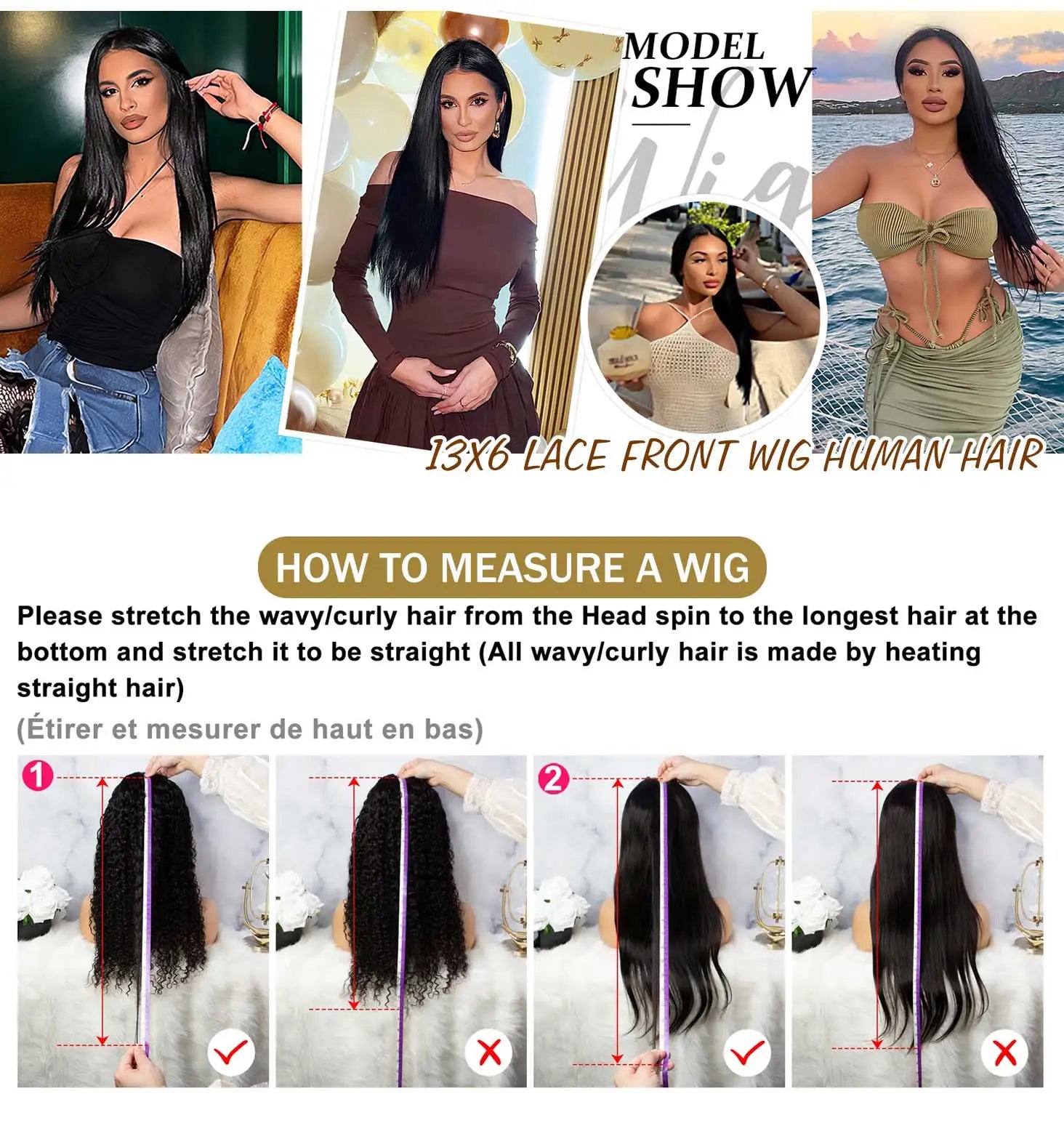 Bone Straight Lace Front Wigs Human Hair Brazilian 13x4 13x6 5x5HD Transparent Lace Frontal Wigs For Women 40 Inches 220 Density Bone Straight Lace Front Wigs Human Hair Brazilian 13x4 13x6 5x5HD Transparent Lace Frontal Wigs For Women 40 Inches 220 Density