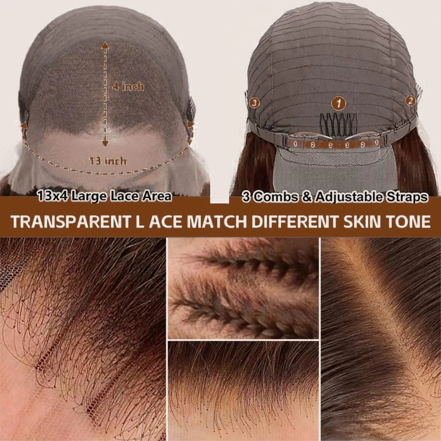 13x4 Chocolate Brown Body Wave Lace Front Wig 30 36 Inch 100% Brazilian Human Hair Wigs Lace Front Wig 13x6 Brown Wig For Women 13x4 Chocolate Brown Body Wave Lace Front Wig 30 36 Inch 100% Brazilian Human Hair Wigs Lace Front Wig 13x6 Brown Wig For Women