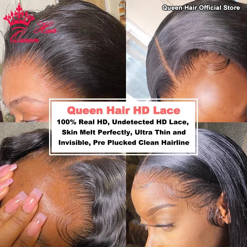 Queen Hair Loose Deep Real HD Lace Wig Raw Hair Pre Plucked Full Frontal 13x6 13x4 5x5 6x6 Closure Melt Skin Lace HD Lace Wig Queen Hair Loose Deep Real HD Lace Wig Raw Hair Pre Plucked Full Frontal 13x6 13x4 5x5 6x6 Closure Melt Skin Lace HD Lace Wig