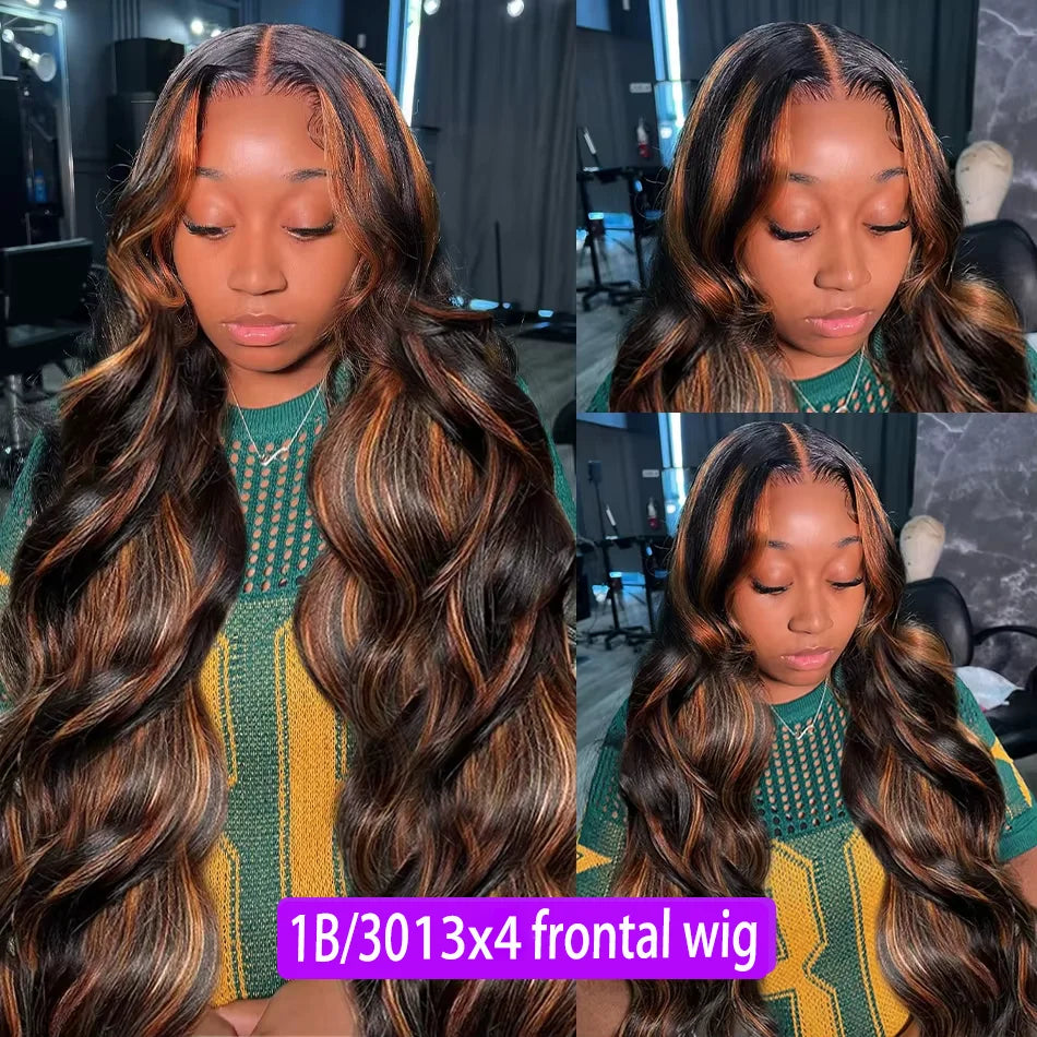 1b30 Black Brown Lace Front 13x4 Body Wave Wigs P427 Highlight Ombre 100% Human Hair 13x6 HD Lace Frontal Blonde Colored Wig 1b30 Black Brown Lace Front 13x4 Body Wave Wigs P427 Highlight Ombre 100% Human Hair 13x6 HD Lace Frontal Blonde Colored Wig