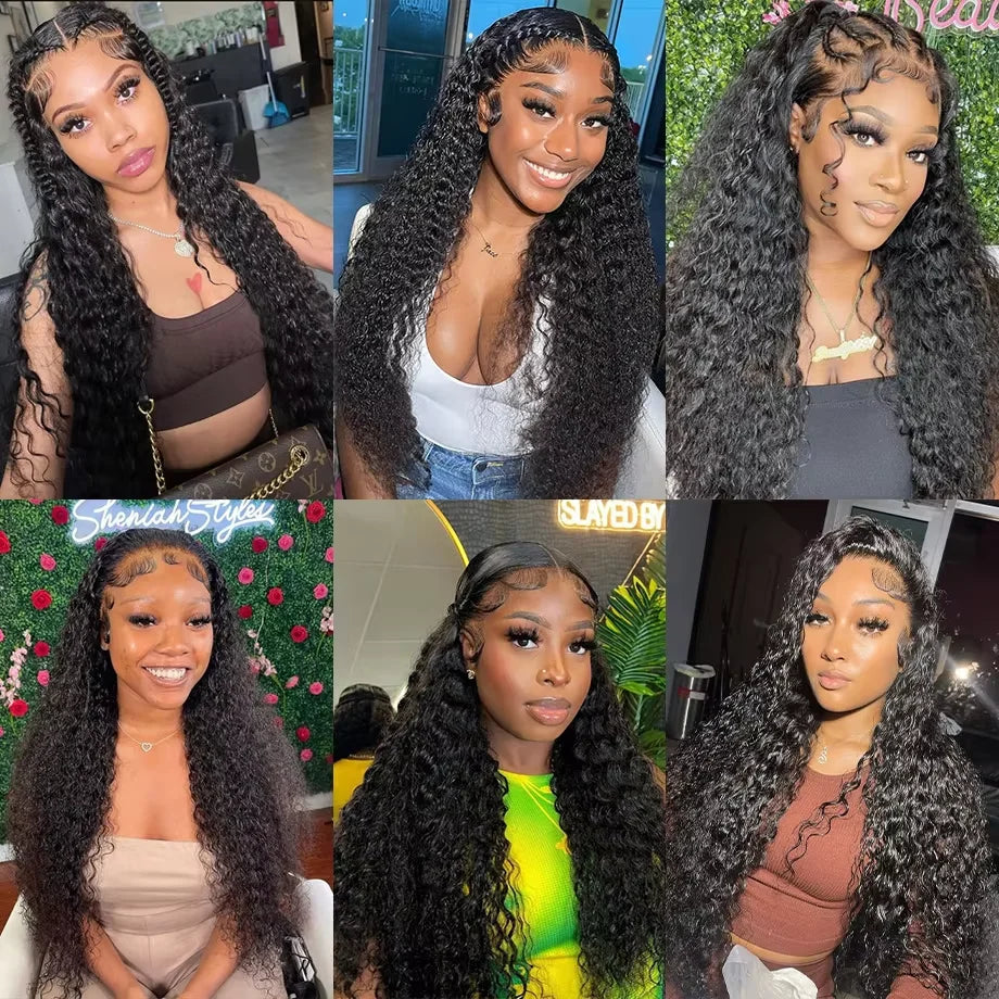 Curly Human Hair Wigs For Women Water Wave Lace Front Wig 13x4 13x6 Lace Frontal Deep Wave Wig 100% Human Hair Hd Lace Wigs Curly Human Hair Wigs For Women Water Wave Lace Front Wig 13x4 13x6 Lace Frontal Deep Wave Wig 100% Human Hair Hd Lace Wigs
