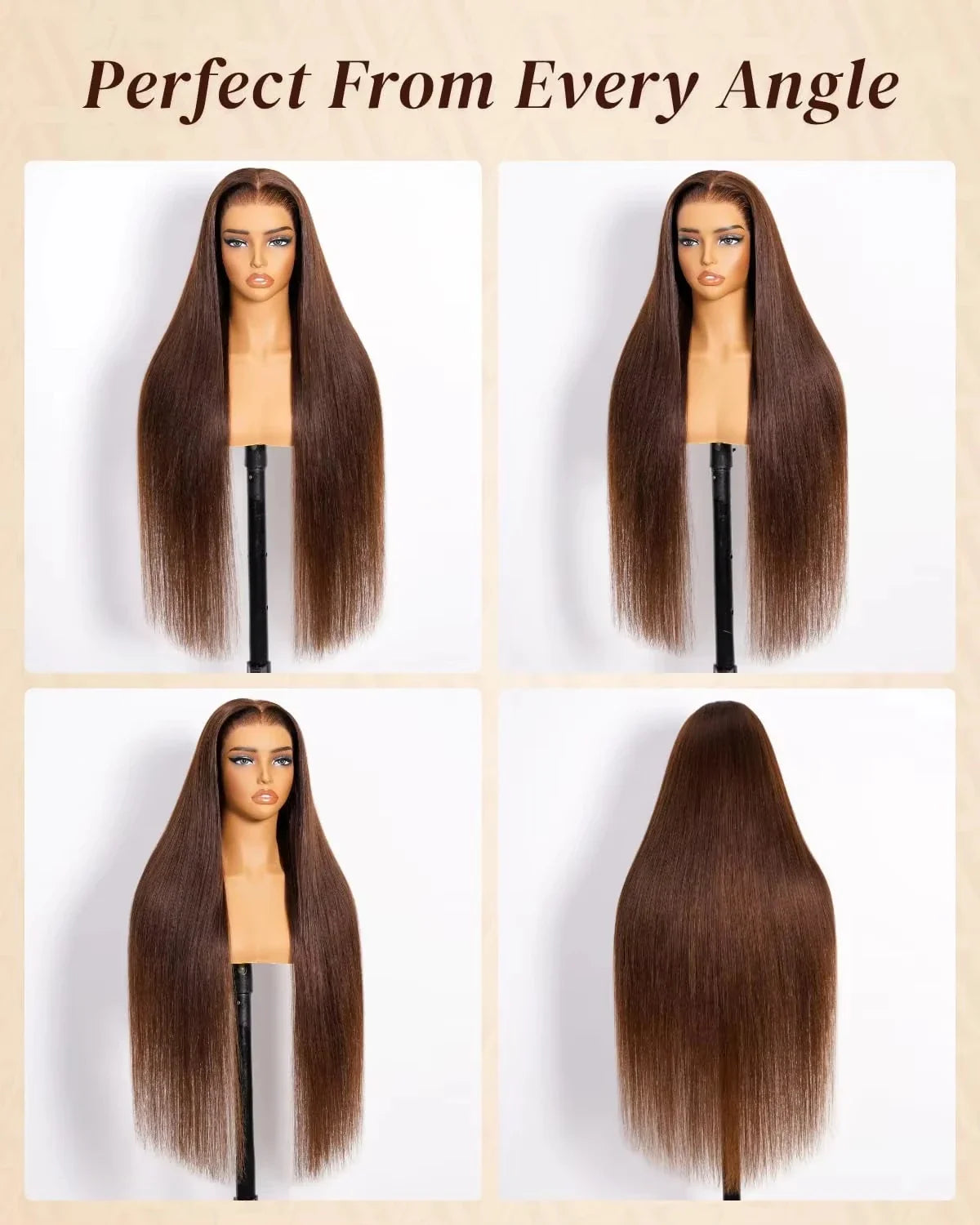13x6 Straight Chocolate Brown Hd Lace Front Wig Human Hair Chocolate Brown 220 Density Human Hair Frontal Lace Wigs For Women 13x6 Straight Chocolate Brown Hd Lace Front Wig Human Hair Chocolate Brown 220 Density Human Hair Frontal Lace Wigs For Women