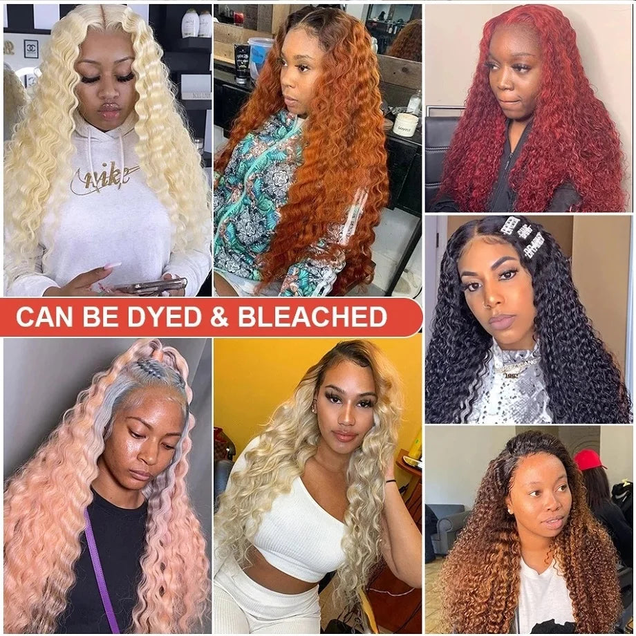 Curly Glueless Wigs Human Hair Ready To Wear 13x6 Deep Wave Hd Lace Front Human Hair Wig Transparent Curly Water Wave Lace Wigs Curly Glueless Wigs Human Hair Ready To Wear 13x6 Deep Wave Hd Lace Front Human Hair Wig Transparent Curly Water Wave Lace Wigs