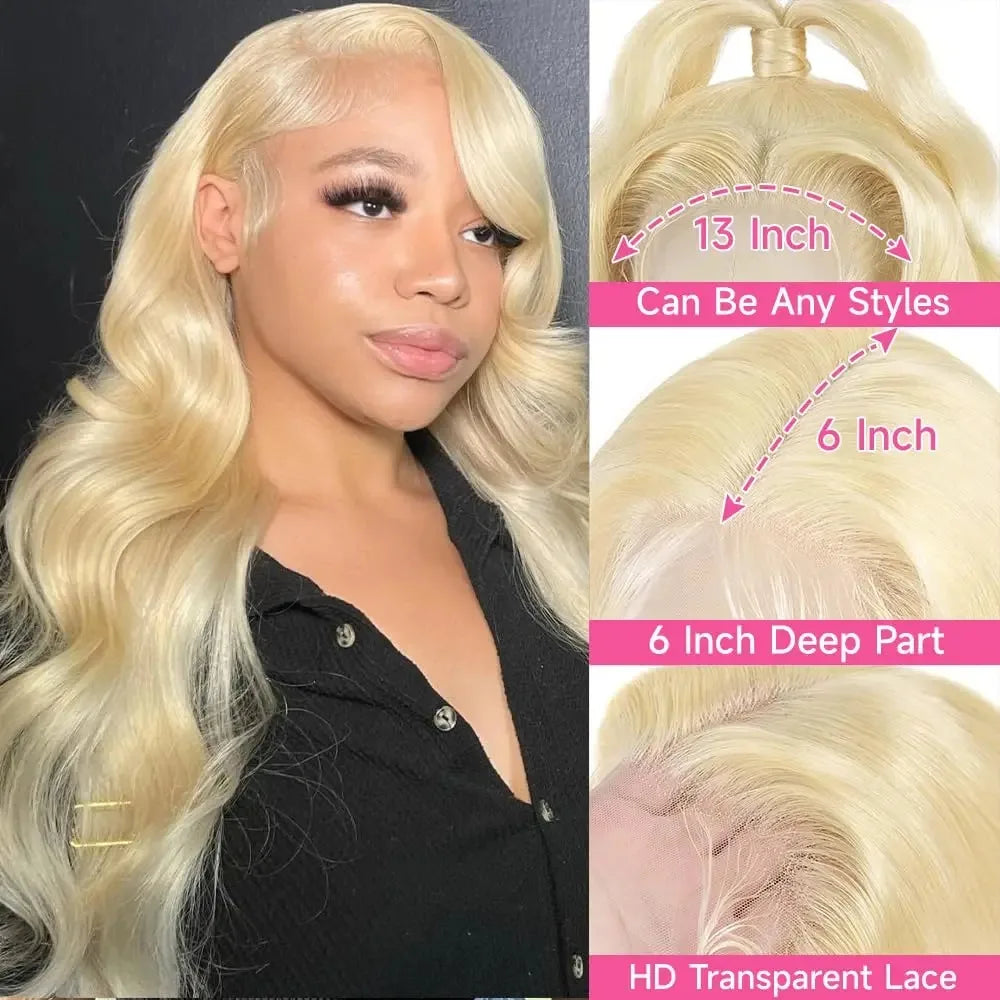 613 Body Wave Human Hair Wig 13x6 Hd Lace Frontal Wig Pre Plucked Brazilian 30 inch Blonde 613 Lace Front Wigs 13x4 Lace Wig 613 Body Wave Human Hair Wig 13x6 Hd Lace Frontal Wig Pre Plucked Brazilian 30 inch Blonde 613 Lace Front Wigs 13x4 Lace Wig