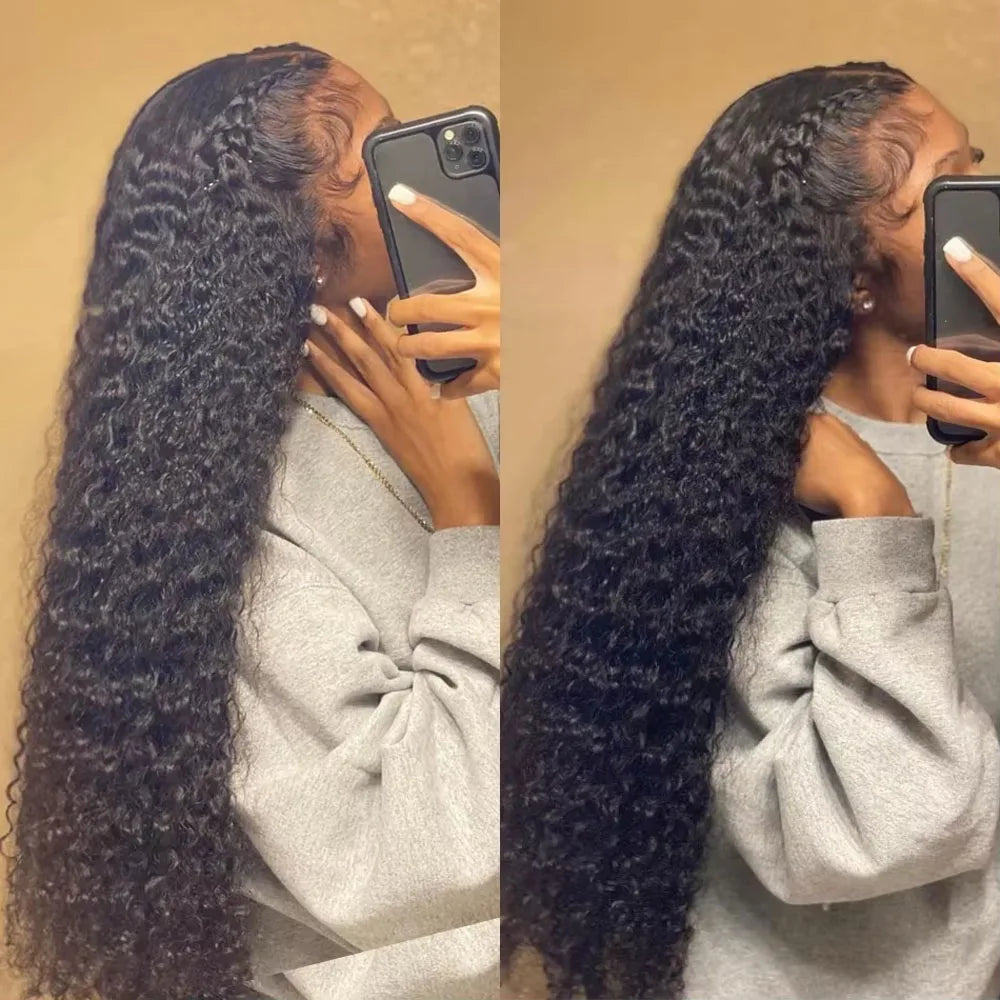 13x4 13x6 HD Transparent Lace Deep Wave Frontal Wig 40-42Inch JerrlyCurly Lace Front HumanHair Wig For Deep Curly Water Wave Wig 13x4 13x6 HD Transparent Lace Deep Wave Frontal Wig 40-42Inch JerrlyCurly Lace Front HumanHair Wig For Deep Curly Water Wave Wig
