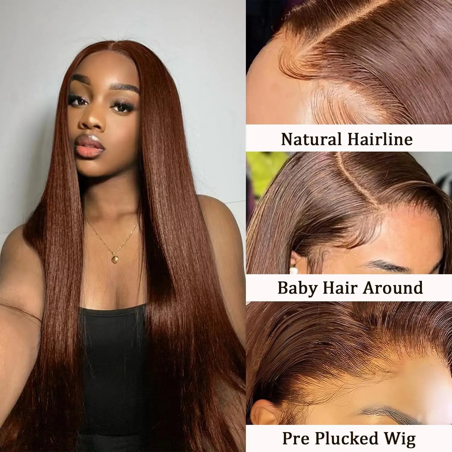13x6 Straight Chocolate Brown Hd Lace Front Wig Human Hair Chocolate Brown 220 Density Human Hair Frontal Lace Wigs For Women 13x6 Straight Chocolate Brown Hd Lace Front Wig Human Hair Chocolate Brown 220 Density Human Hair Frontal Lace Wigs For Women