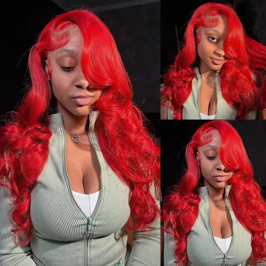 38 40 Inch Hot Red 13x6 Hd Lace Frontal Wigs Human Hair Wig Brazilian Red Colored Body Wave 13x4 Lace Front Wig For Black Women 38 40 Inch Hot Red 13x6 Hd Lace Frontal Wigs Human Hair Wig Brazilian Red Colored Body Wave 13x4 Lace Front Wig For Black Women