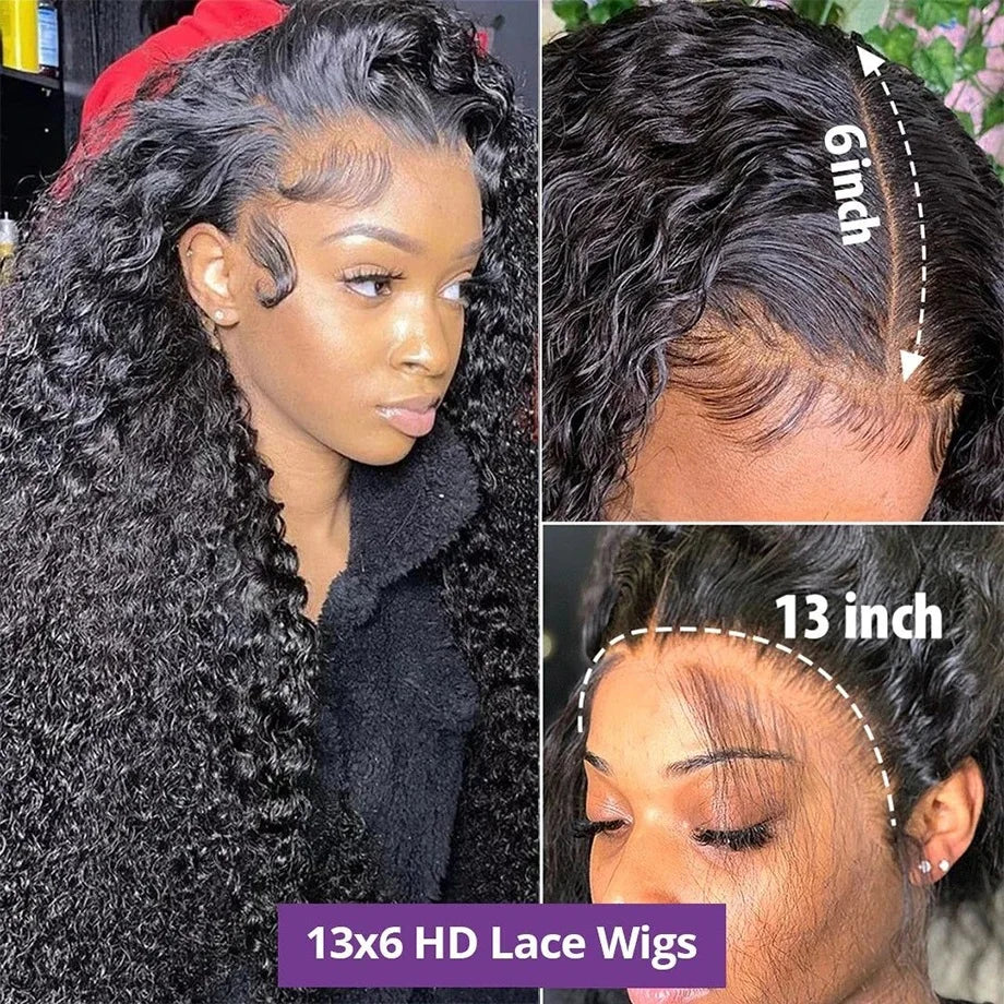 Curly Human Hair Wigs For Women Water Wave Lace Front Wig 13x4 13x6 Lace Frontal Deep Wave Wig 100% Human Hair Hd Lace Wigs Curly Human Hair Wigs For Women Water Wave Lace Front Wig 13x4 13x6 Lace Frontal Deep Wave Wig 100% Human Hair Hd Lace Wigs