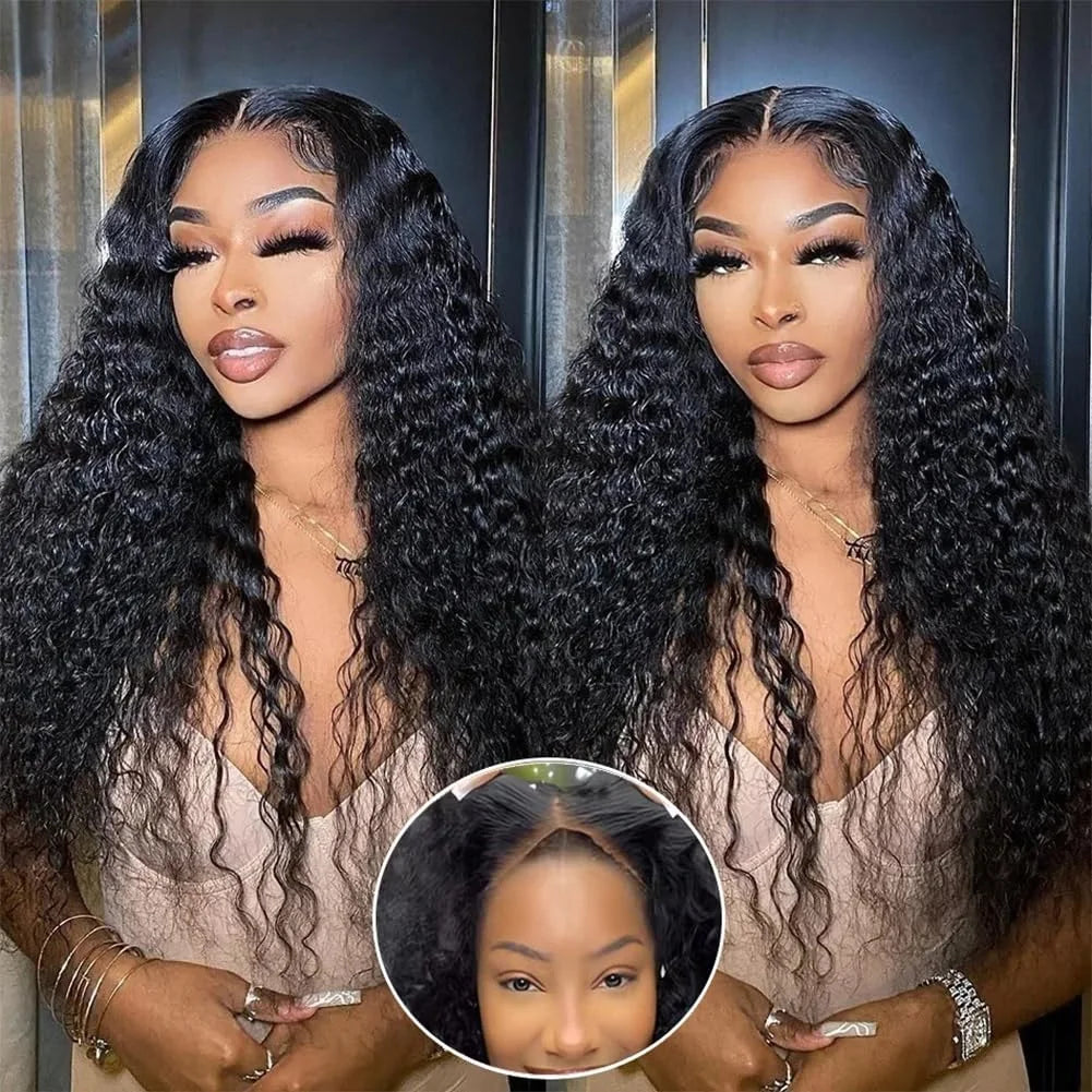 Curly Glueless Wigs Human Hair Ready To Wear 13x6 Deep Wave Hd Lace Front Human Hair Wig Transparent Curly Water Wave Lace Wigs Curly Glueless Wigs Human Hair Ready To Wear 13x6 Deep Wave Hd Lace Front Human Hair Wig Transparent Curly Water Wave Lace Wigs