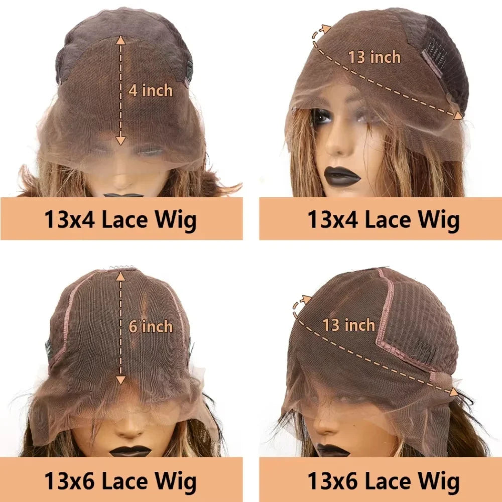 30 36 Inches Chocolate Brown Lace Front Human Hair Wig Pre Plucked Dark Brown Bone Straight 13x4 13x6 HD Lace Frontal Wigs 30 36 Inches Chocolate Brown Lace Front Human Hair Wig Pre Plucked Dark Brown Bone Straight 13x4 13x6 HD Lace Frontal Wigs