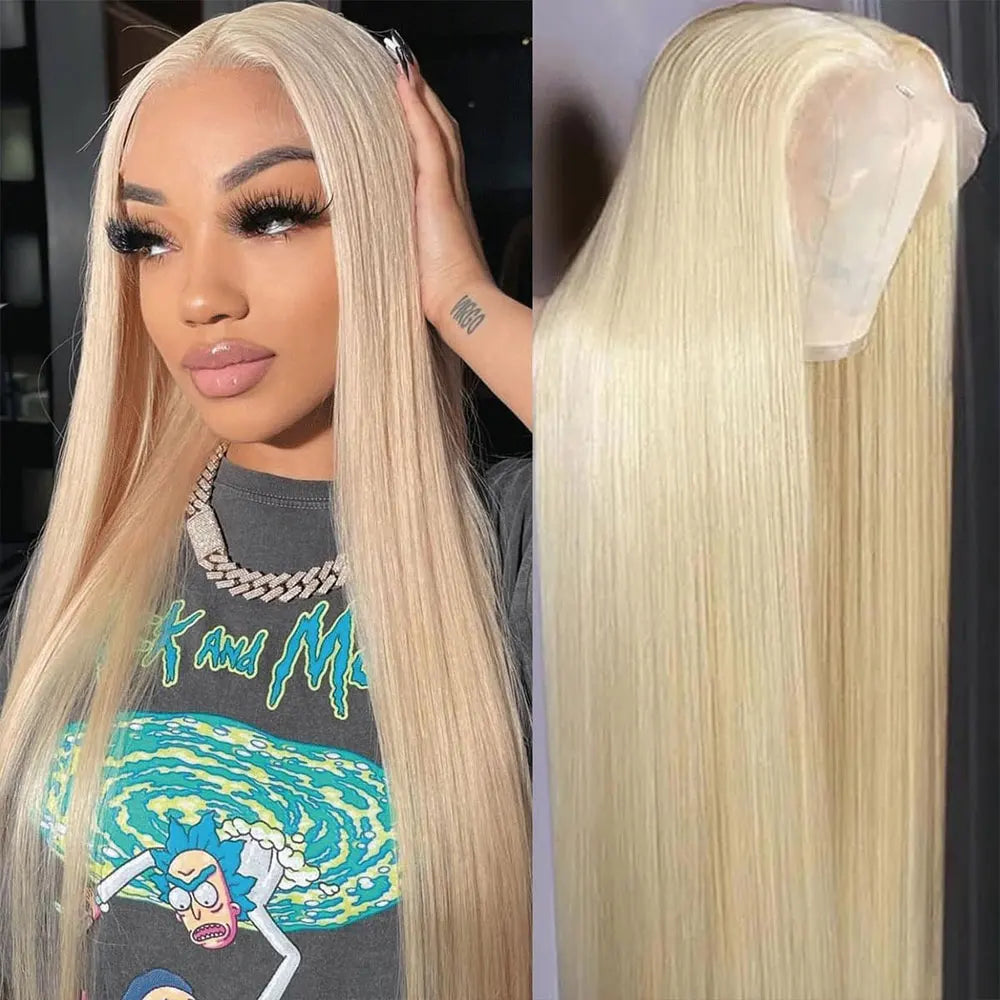 Blonde Wig Straight 613 Hd Lace Frontal Wig 13X6 13X4 Transparent Brazilian Straight Lace Front Wigs 30 34 Inch Human Hair Blonde Wig Straight 613 Hd Lace Frontal Wig 13X6 13X4 Transparent Brazilian Straight Lace Front Wigs 30 34 Inch Human Hair