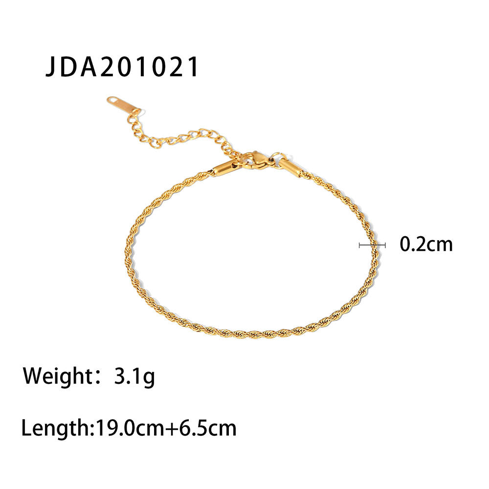 Fashion Stainless Steel Anklets Ornament 5d1d0bfa7f8edbfe40c94200d2d25d1e