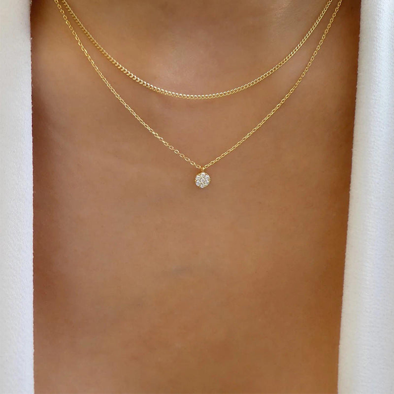 Waterdrop Pendant Vintage Womens Clavicle Chain e5cd5c9bf760b58371486941981455a0