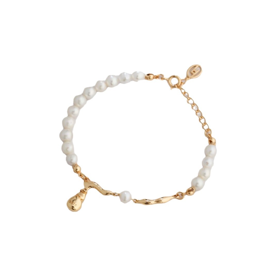 Fashionable Adjustable Pearl-Style Waterdrop Bracelet 4ec88833247ba71df6a43fbbc9a601df