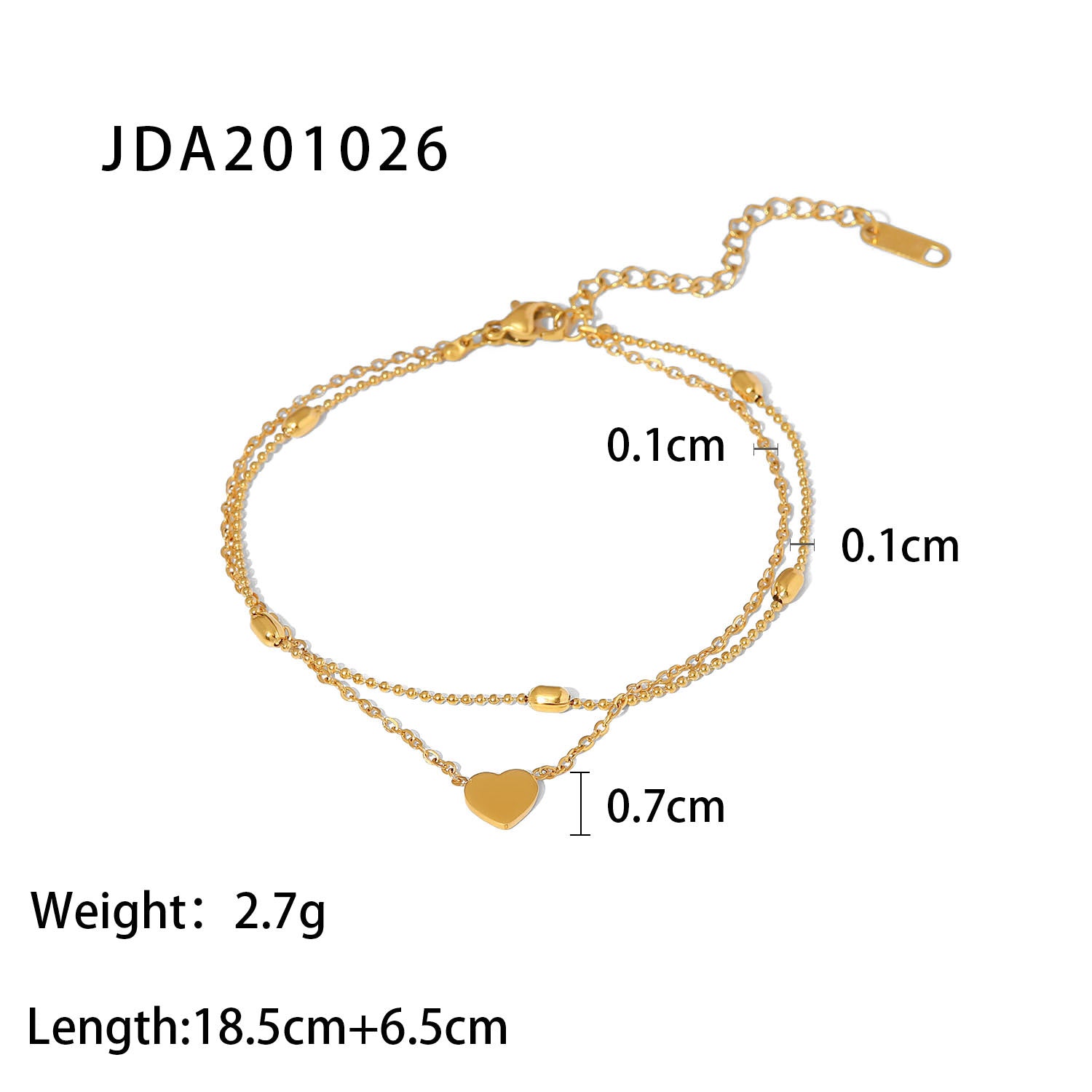 Fashion Stainless Steel Anklets Ornament 6b303aae28c577ecbd32b79dc03475ad