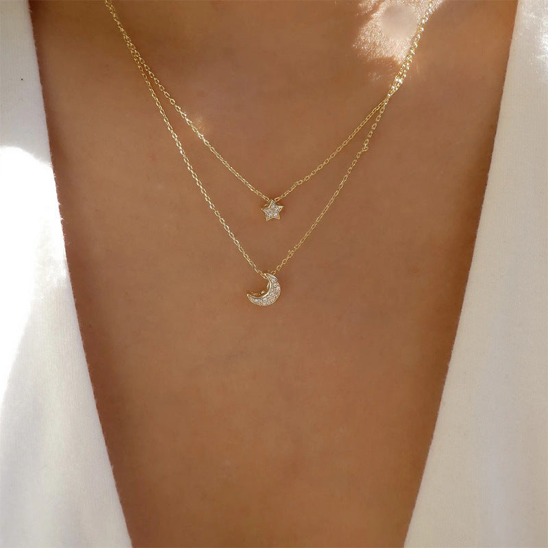 Waterdrop Pendant Vintage Womens Clavicle Chain 3dffb6de93c1548808a8b1c5f8a5d113
