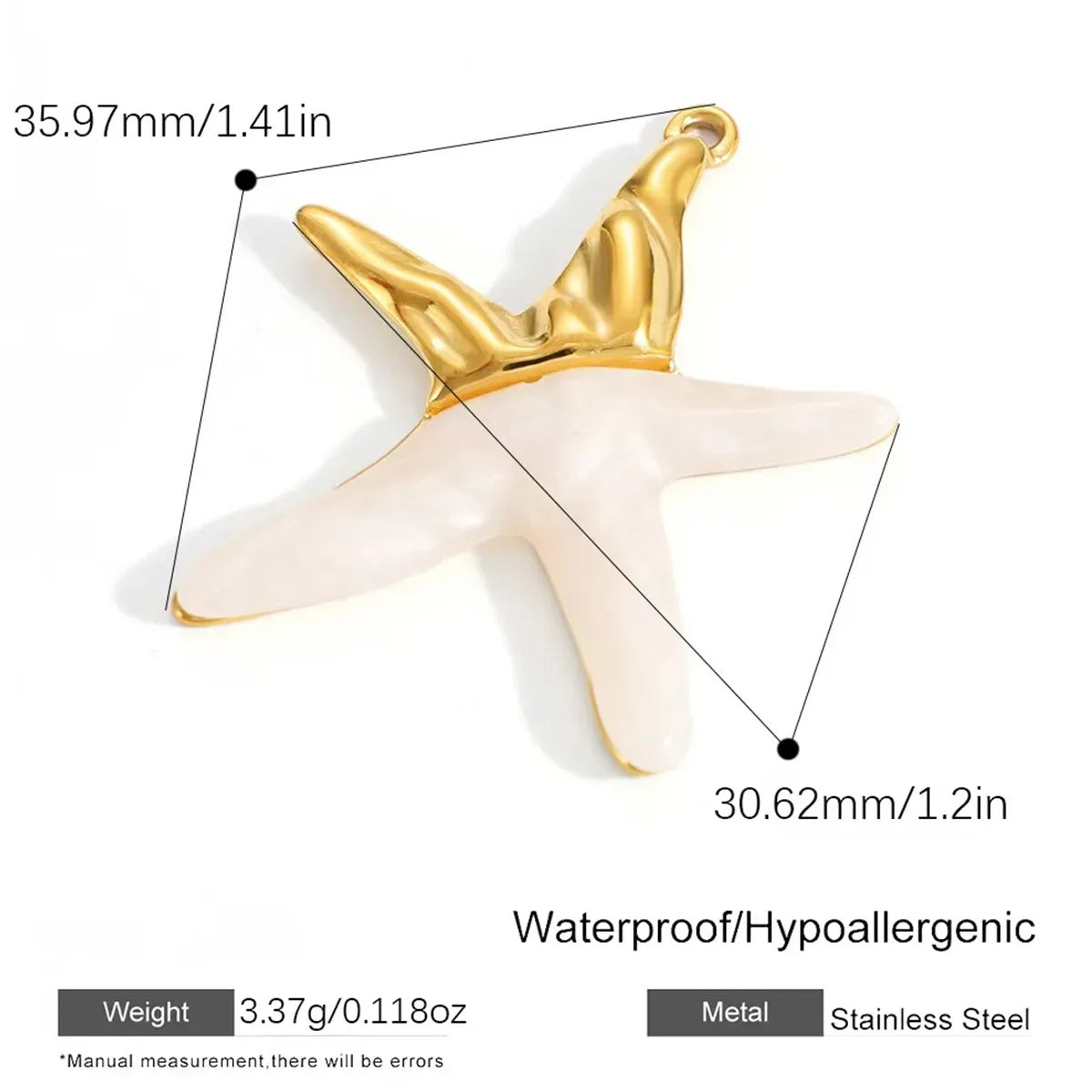 Stainless Steel Ocean-inspired Pendant Necklace cd7eda86d2d8a32dbc63271cb7df1ff0