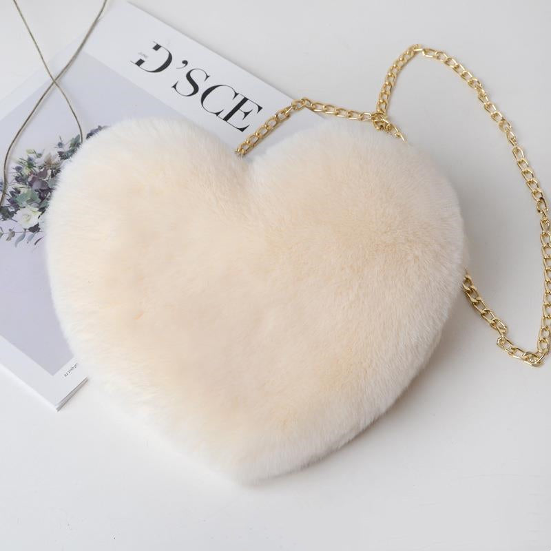 Love Bags For Women Plush Chain Shoulder Bags Valentine's Day Party Bag 348724338deb516c8ee6fc80a565cf66
