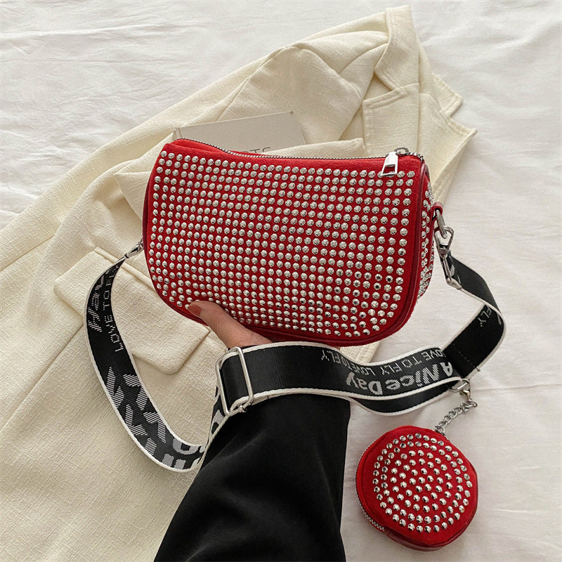 Rhinestone Shoulder Bag With Small Purse Fashion Party Underarm Crossbody Bag For Women Luxury Designer Bags 9e9d121ddc79baf69f98541da6b87246